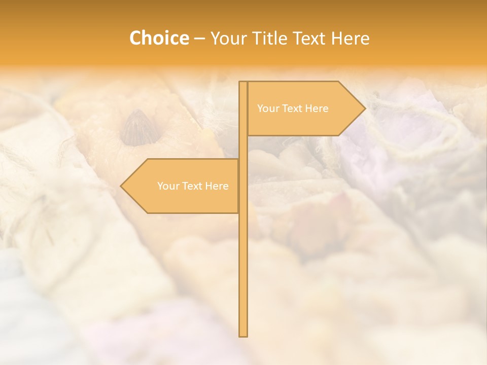 A Bunch Of Different Colored Soaps On A Table PowerPoint Template