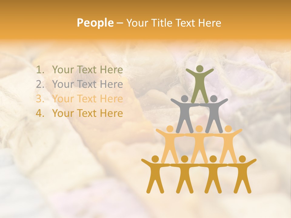 A Bunch Of Different Colored Soaps On A Table PowerPoint Template