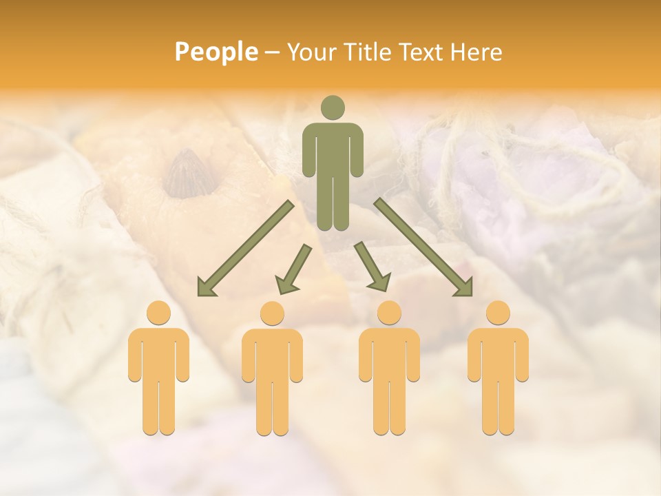 A Bunch Of Different Colored Soaps On A Table PowerPoint Template