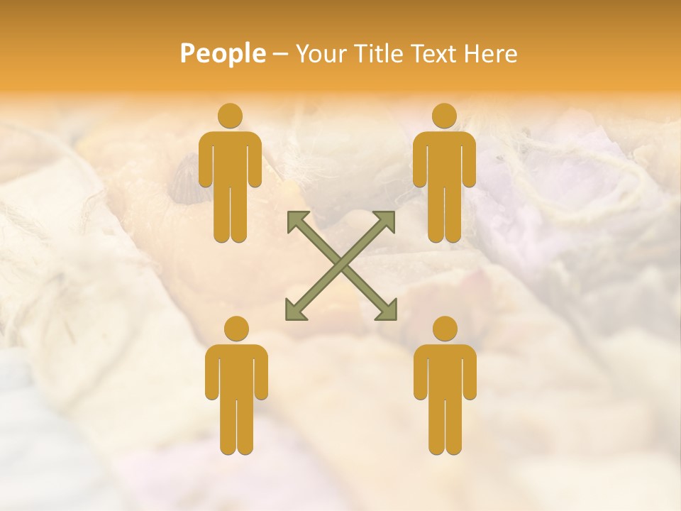 A Bunch Of Different Colored Soaps On A Table PowerPoint Template