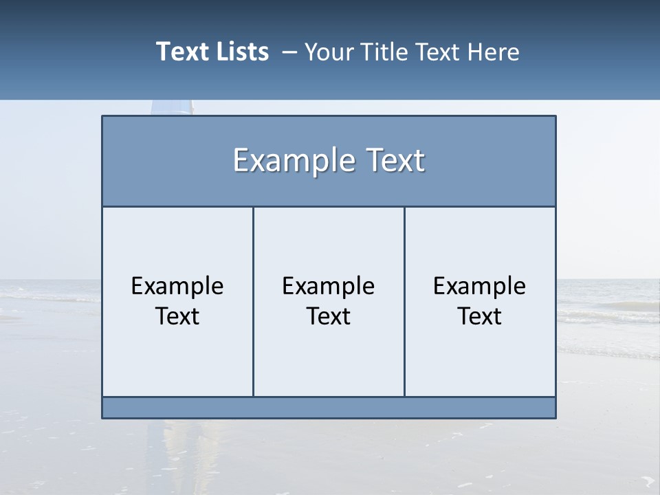 A Sailboat On The Beach With A Person On It PowerPoint Template