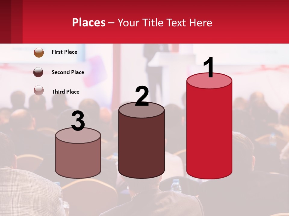 A Man Giving A Presentation To A Group Of People PowerPoint Template