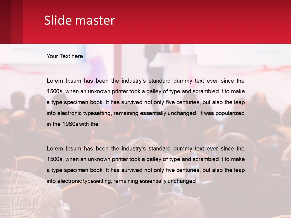 A Man Giving A Presentation To A Group Of People PowerPoint Template