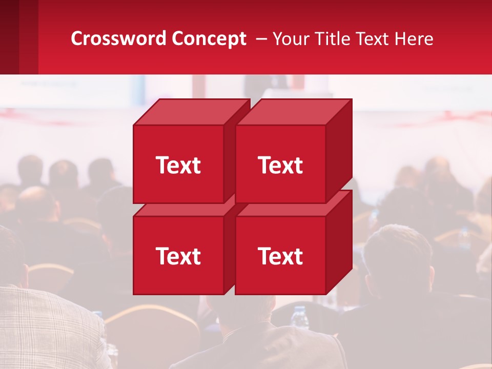 A Man Giving A Presentation To A Group Of People PowerPoint Template