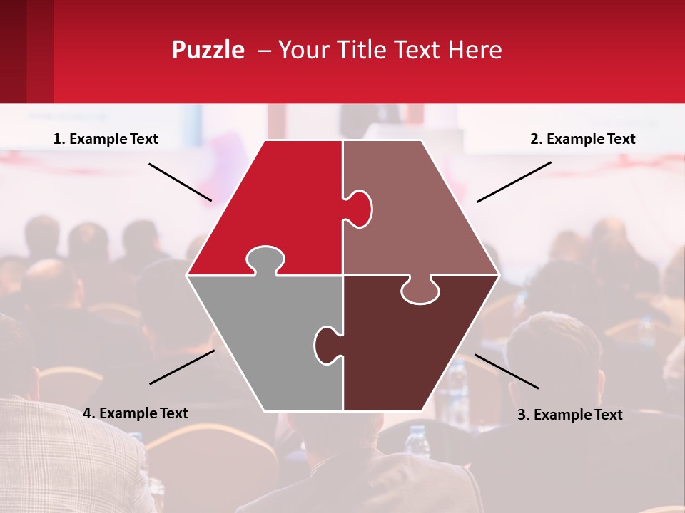 A Man Giving A Presentation To A Group Of People PowerPoint Template