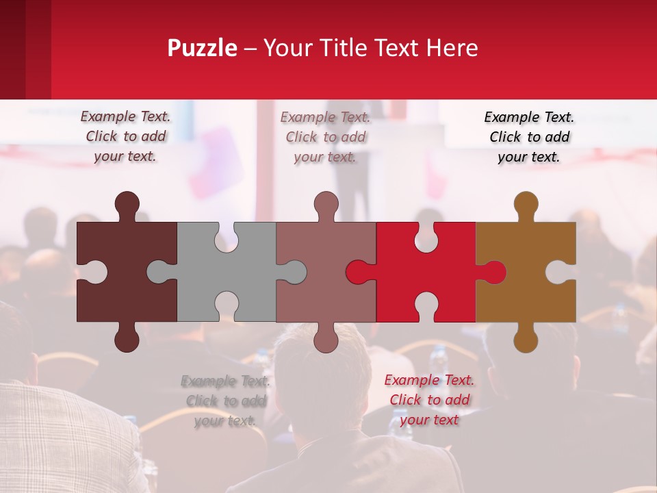 A Man Giving A Presentation To A Group Of People PowerPoint Template