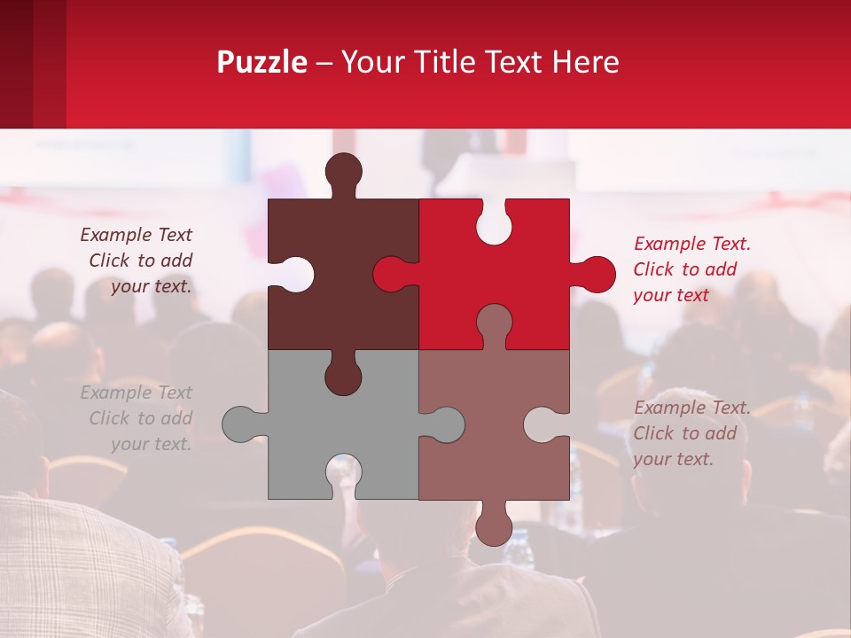 A Man Giving A Presentation To A Group Of People PowerPoint Template