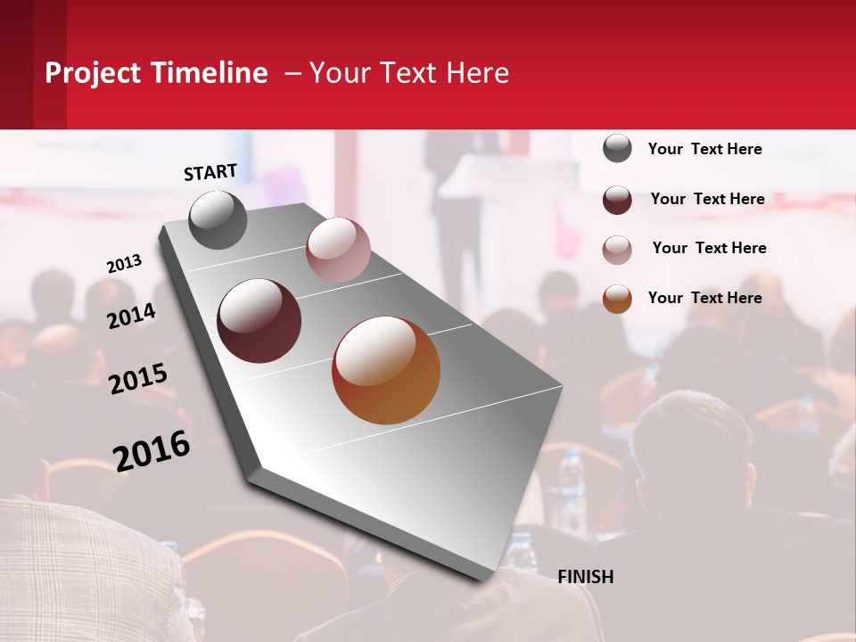 A Man Giving A Presentation To A Group Of People PowerPoint Template