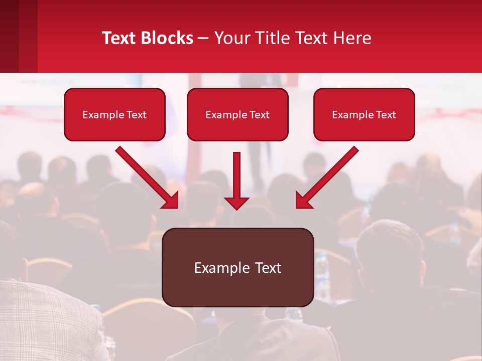 A Man Giving A Presentation To A Group Of People PowerPoint Template