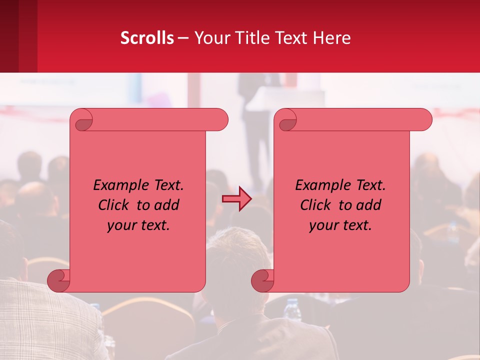 A Man Giving A Presentation To A Group Of People PowerPoint Template
