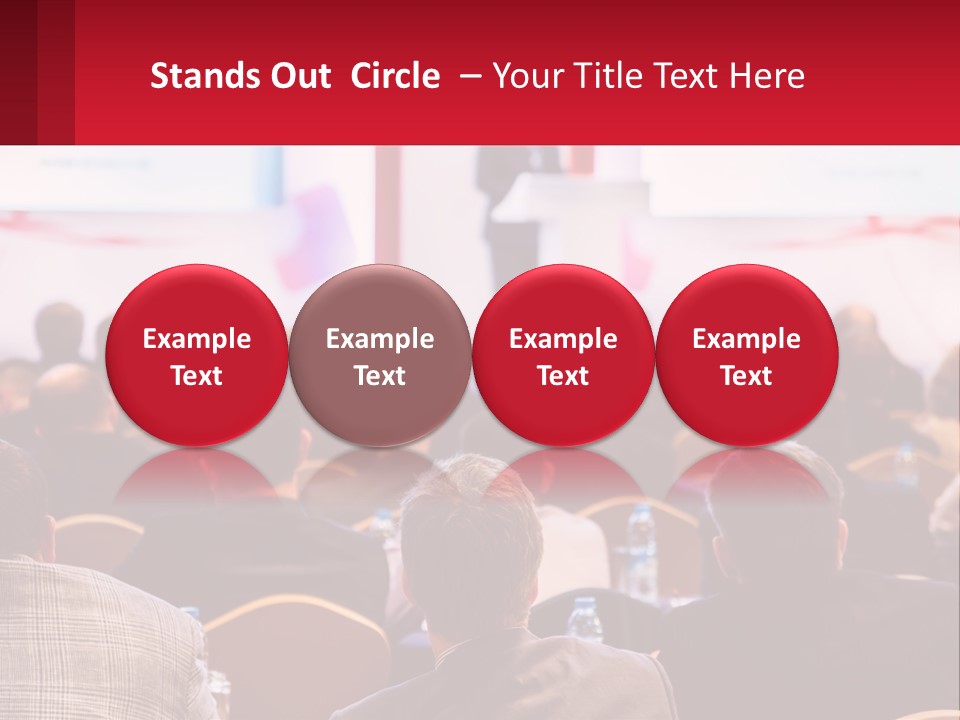 A Man Giving A Presentation To A Group Of People PowerPoint Template