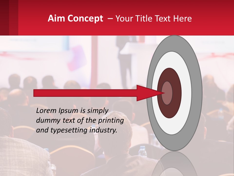 A Man Giving A Presentation To A Group Of People PowerPoint Template