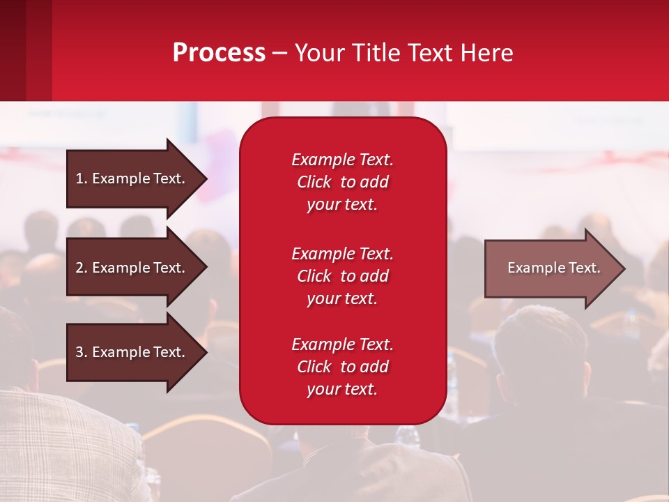 A Man Giving A Presentation To A Group Of People PowerPoint Template