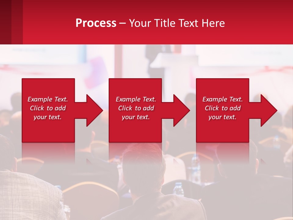 A Man Giving A Presentation To A Group Of People PowerPoint Template