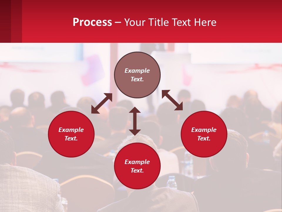 A Man Giving A Presentation To A Group Of People PowerPoint Template