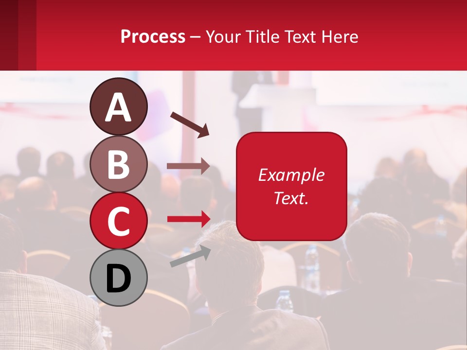 A Man Giving A Presentation To A Group Of People PowerPoint Template