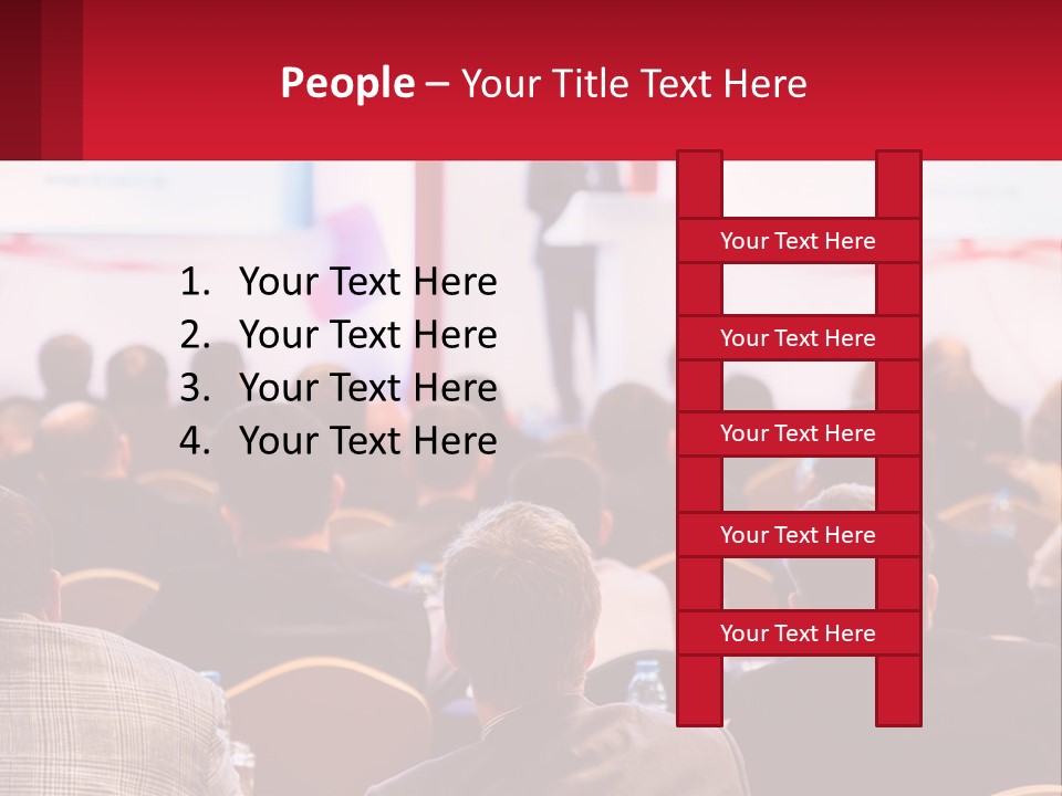 A Man Giving A Presentation To A Group Of People PowerPoint Template