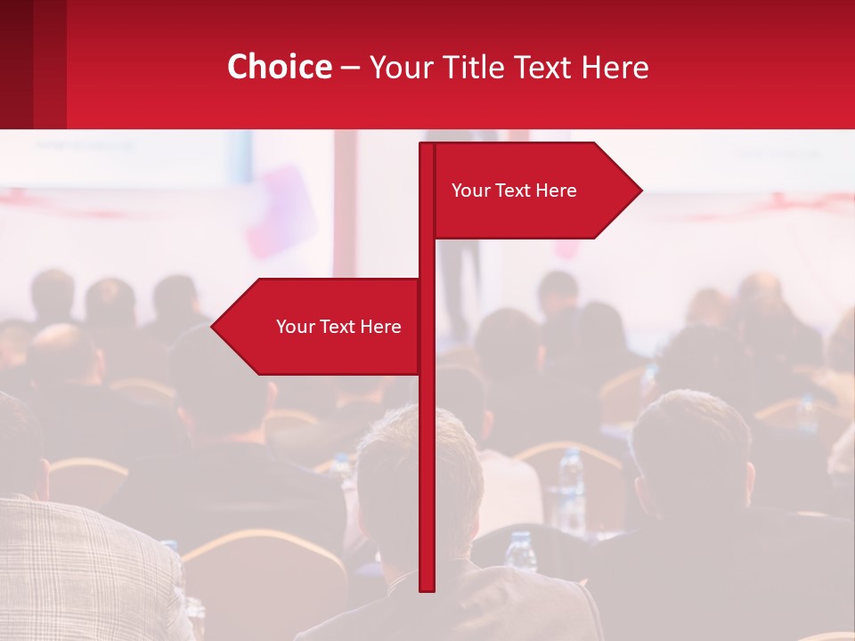 A Man Giving A Presentation To A Group Of People PowerPoint Template