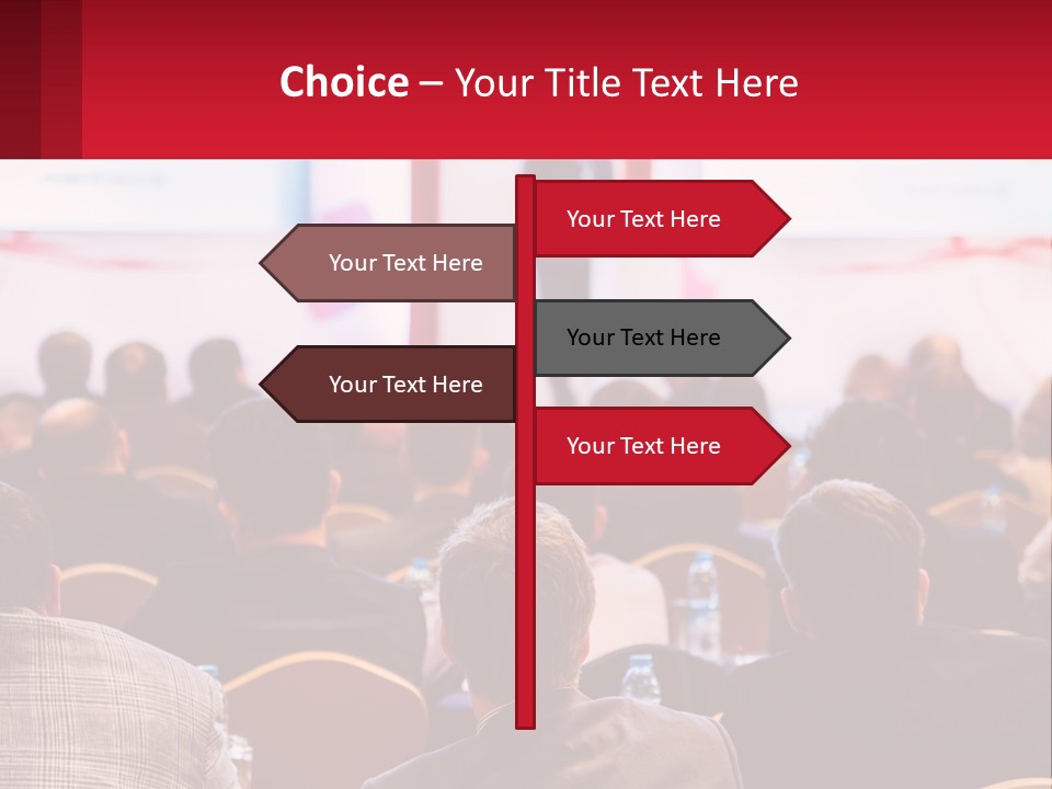 A Man Giving A Presentation To A Group Of People PowerPoint Template