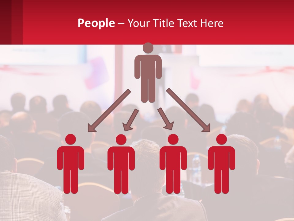 A Man Giving A Presentation To A Group Of People PowerPoint Template