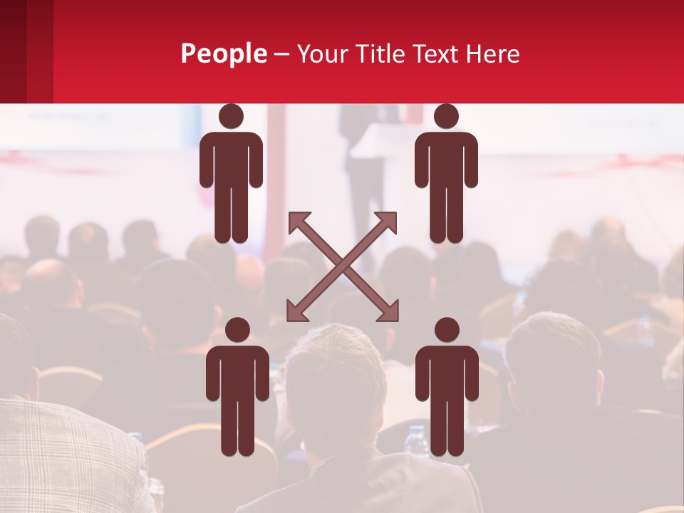 A Man Giving A Presentation To A Group Of People PowerPoint Template