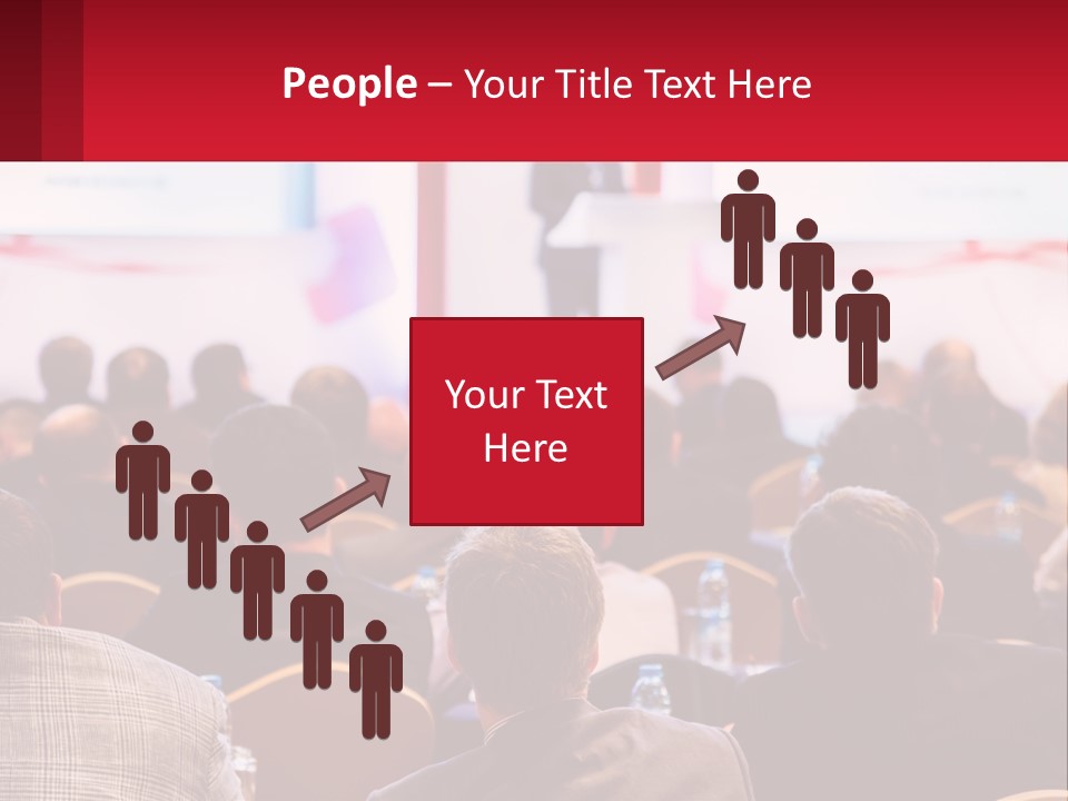A Man Giving A Presentation To A Group Of People PowerPoint Template