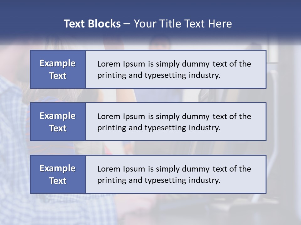 A Group Of People Standing Around A Computer Screen PowerPoint Template