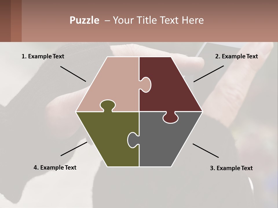 A Person Holding A Cell Phone In Their Hands PowerPoint Template