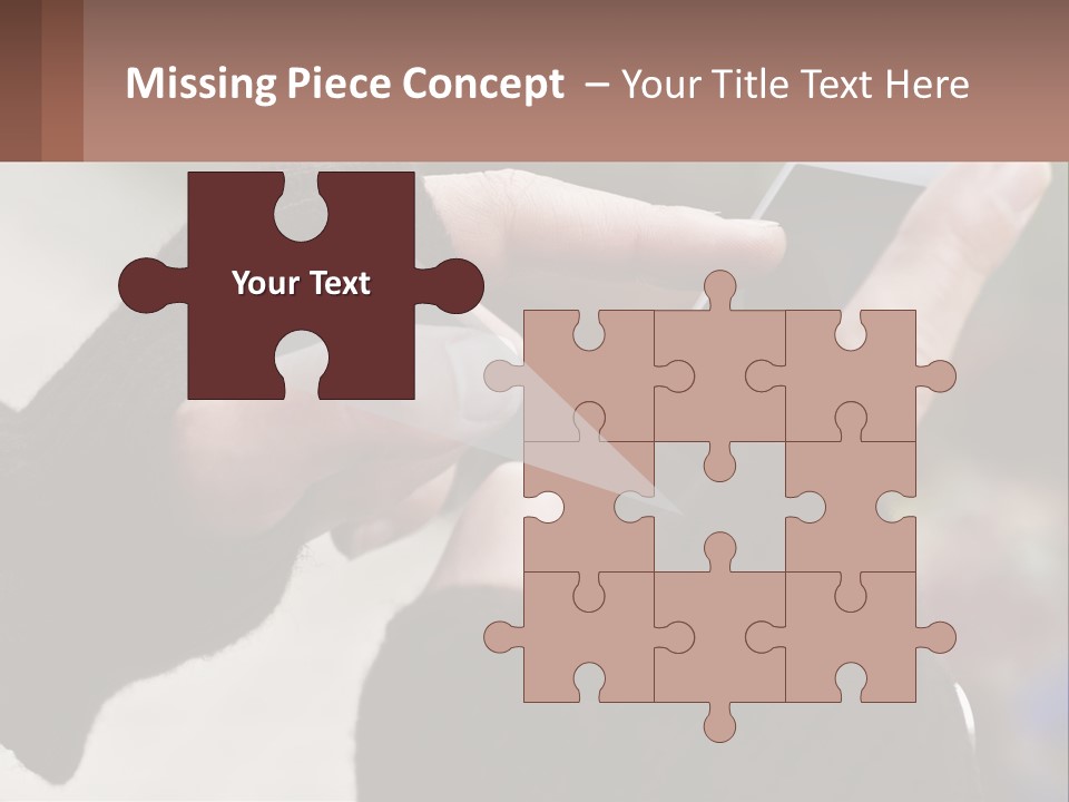 A Person Holding A Cell Phone In Their Hands PowerPoint Template