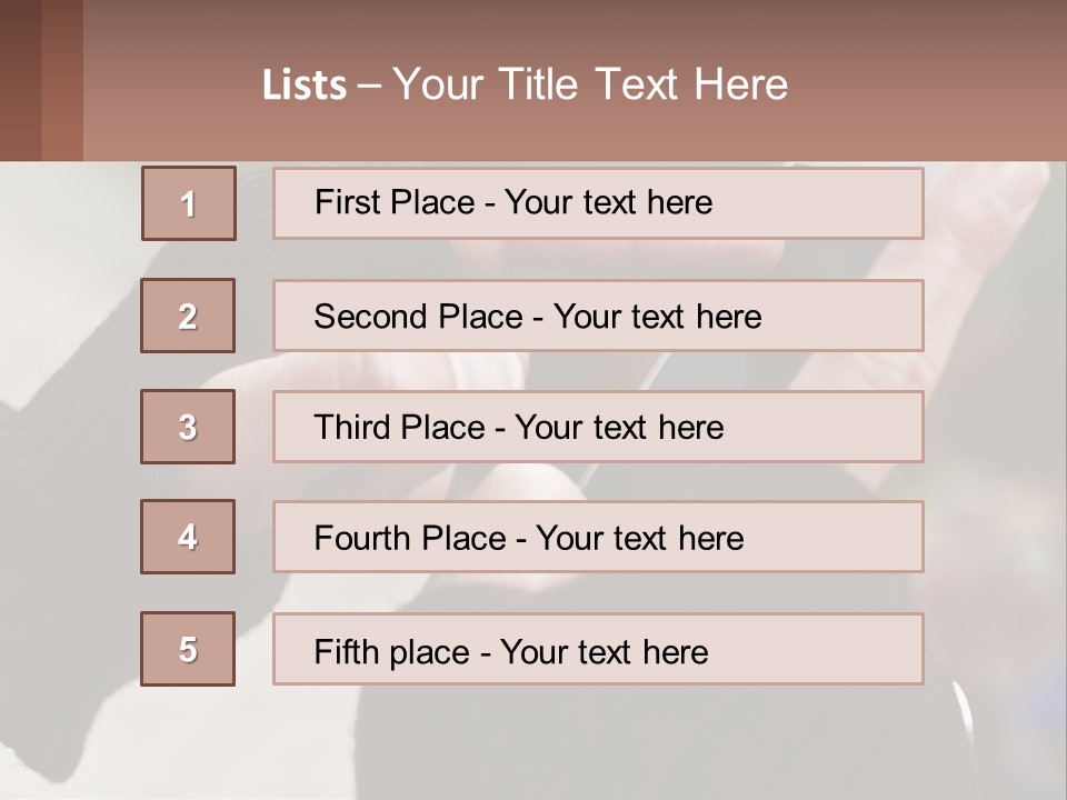 A Person Holding A Cell Phone In Their Hands PowerPoint Template