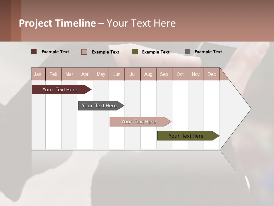 A Person Holding A Cell Phone In Their Hands PowerPoint Template