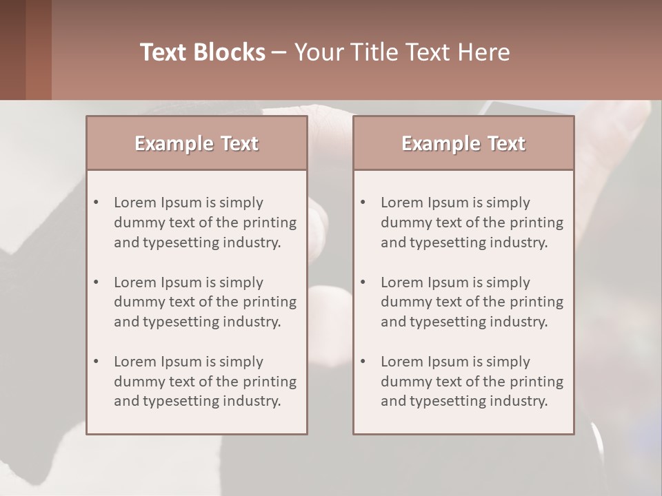 A Person Holding A Cell Phone In Their Hands PowerPoint Template