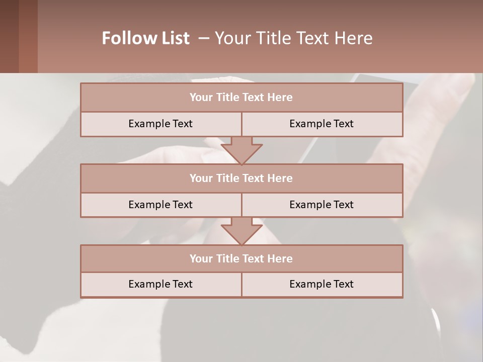 A Person Holding A Cell Phone In Their Hands PowerPoint Template