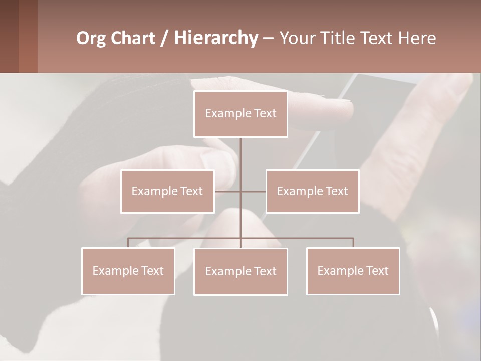 A Person Holding A Cell Phone In Their Hands PowerPoint Template