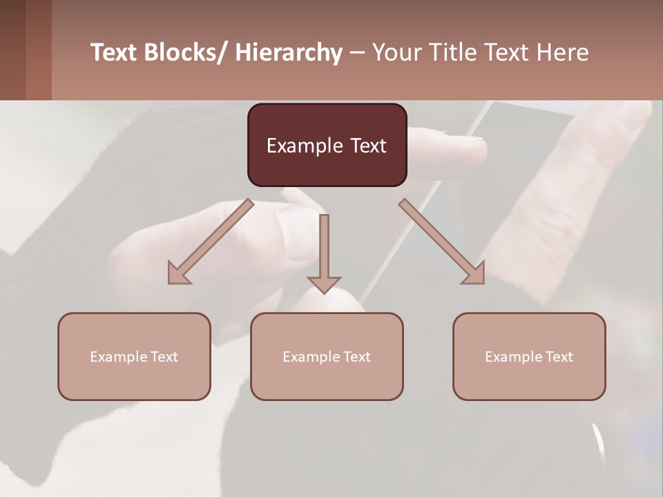 A Person Holding A Cell Phone In Their Hands PowerPoint Template