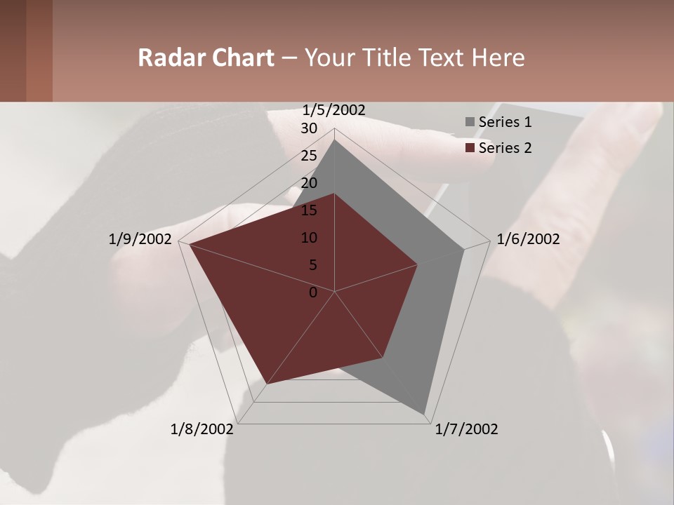 A Person Holding A Cell Phone In Their Hands PowerPoint Template