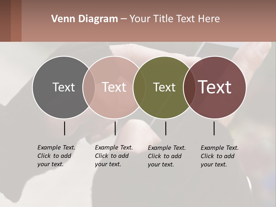 A Person Holding A Cell Phone In Their Hands PowerPoint Template