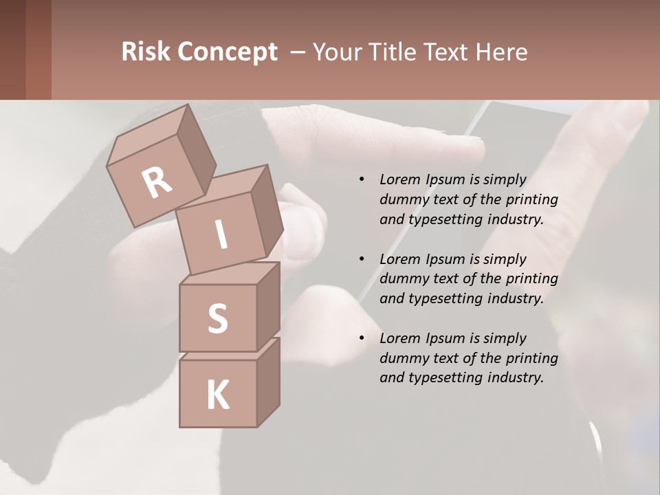 A Person Holding A Cell Phone In Their Hands PowerPoint Template