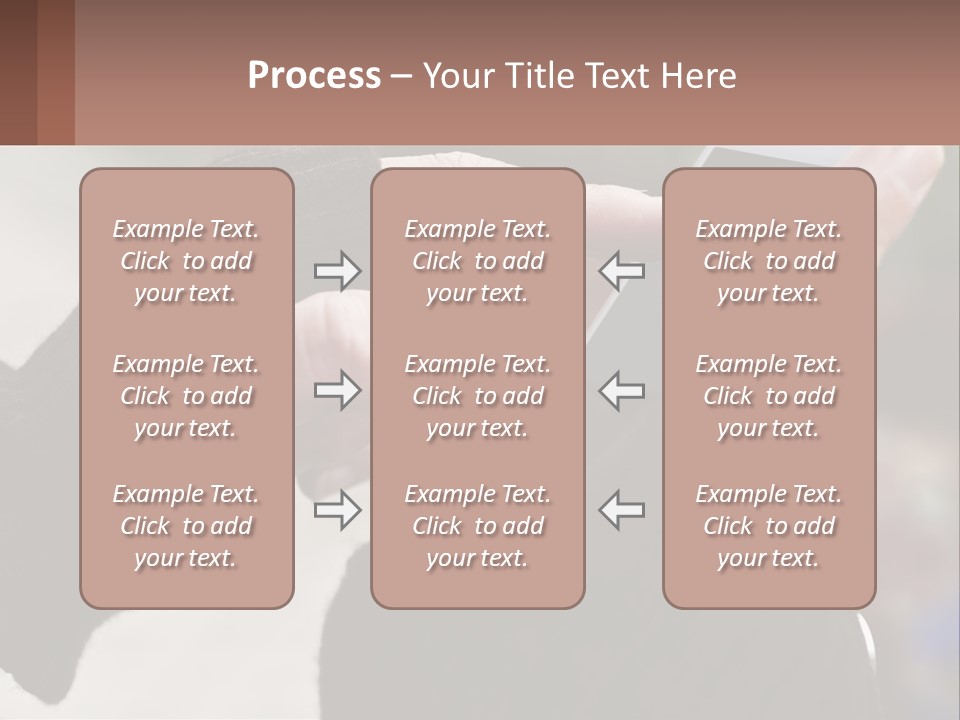 A Person Holding A Cell Phone In Their Hands PowerPoint Template