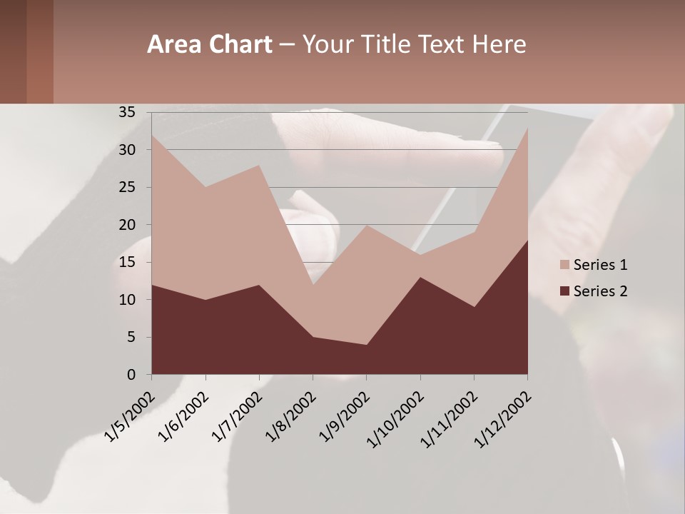 A Person Holding A Cell Phone In Their Hands PowerPoint Template