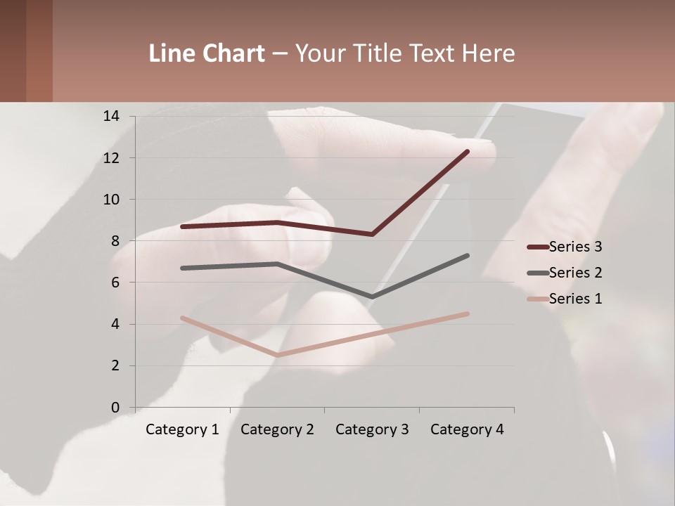 A Person Holding A Cell Phone In Their Hands PowerPoint Template