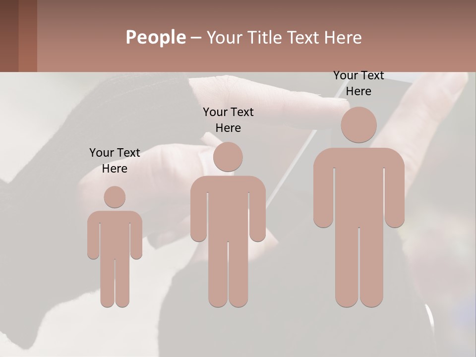 A Person Holding A Cell Phone In Their Hands PowerPoint Template