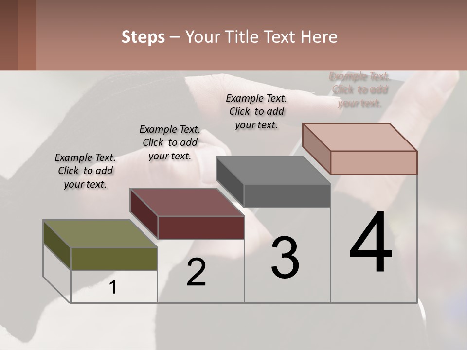 A Person Holding A Cell Phone In Their Hands PowerPoint Template