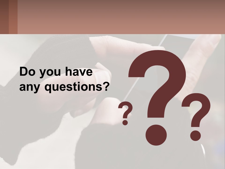 A Person Holding A Cell Phone In Their Hands PowerPoint Template