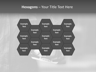 A Man Wearing A Helmet With Goggles On His Face PowerPoint Template