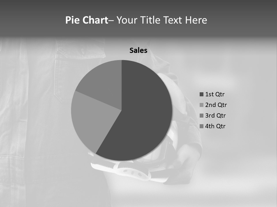 A Man Wearing A Helmet With Goggles On His Face PowerPoint Template