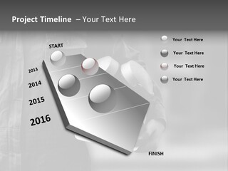 A Man Wearing A Helmet With Goggles On His Face PowerPoint Template