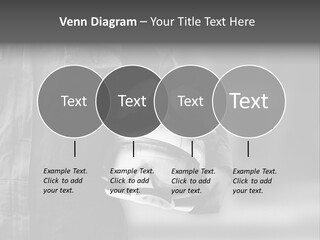 A Man Wearing A Helmet With Goggles On His Face PowerPoint Template