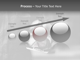 A Man Wearing A Helmet With Goggles On His Face PowerPoint Template