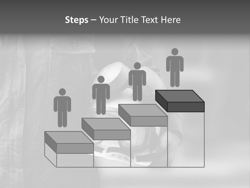 A Man Wearing A Helmet With Goggles On His Face PowerPoint Template